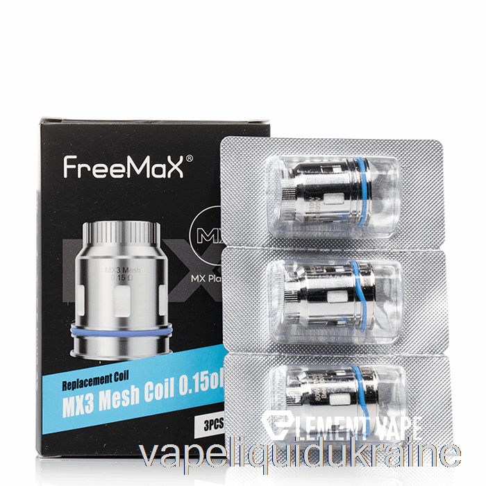 Vape Ukraine FreeMaX MX Replacement Coils 0.15ohm MX3 Mesh Coils